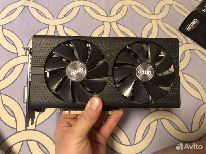 Видеокарта Sapphire nitro OC Radeon rx470 4gb