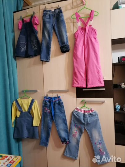 Вещи пакетом для девочки на рост 98 см