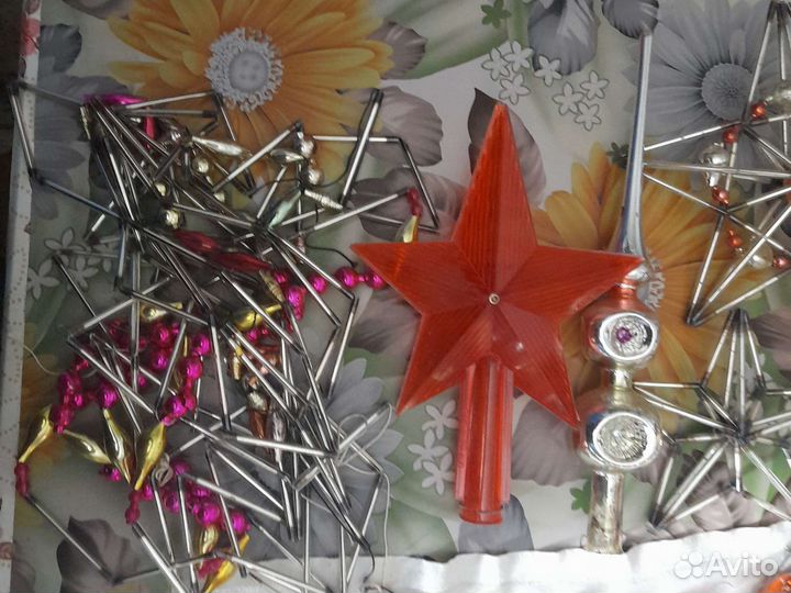 Игрушки ёлочные. Советские