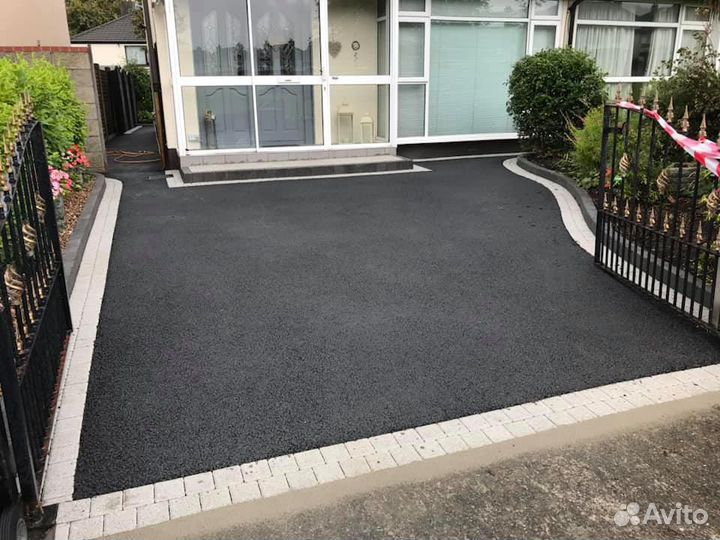 Асфальтирование и благоустройство территории