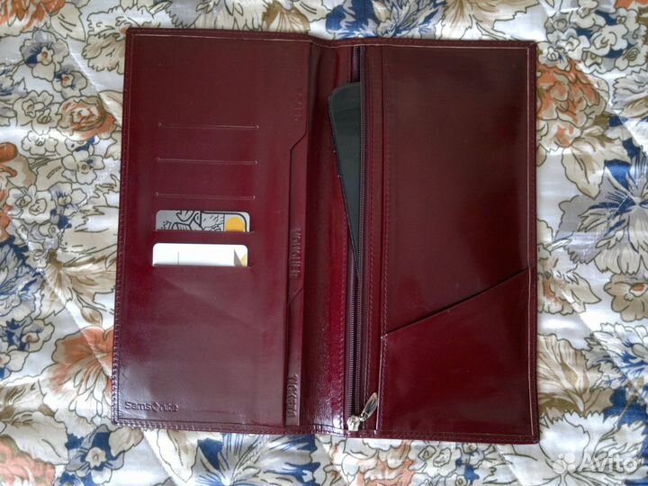 Кожаный органайзер – авиахолдер Samsonite б/у