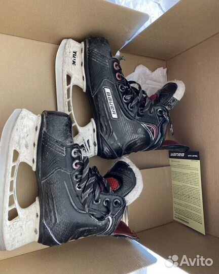 Хоккейные коньки bauer vapor 1x y12 EE 31 размер