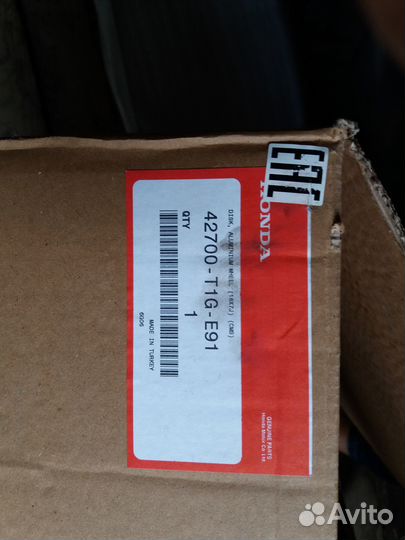 Диск колесный R18 Honda CR-V 42700T1GE91