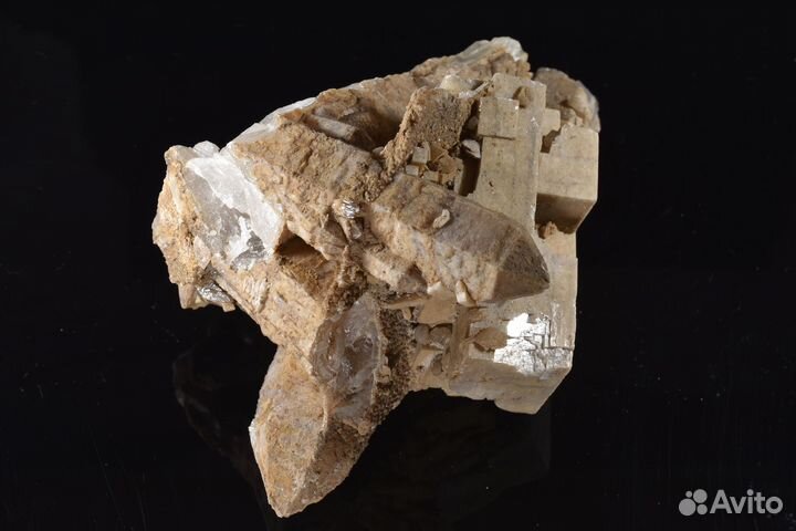 Друза кристаллов. Кварц, кальцит. Лот №587