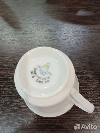 Чайные чашки с блюдцами фарфор