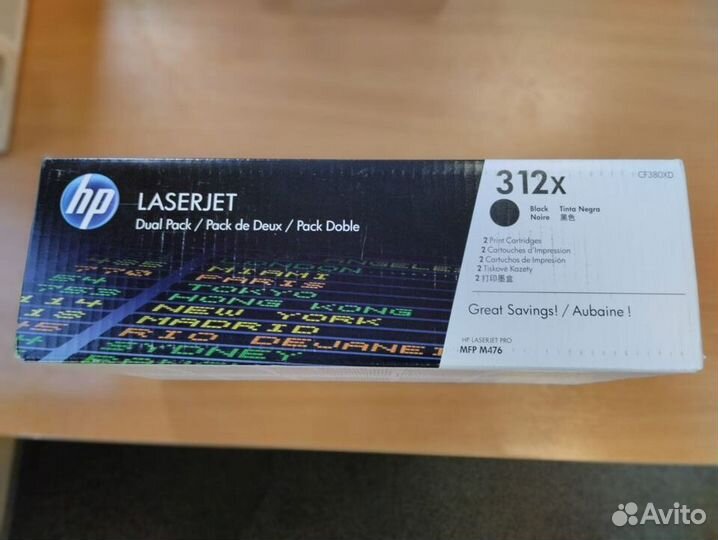 Картридж HP CF380X черный XL, № 312X