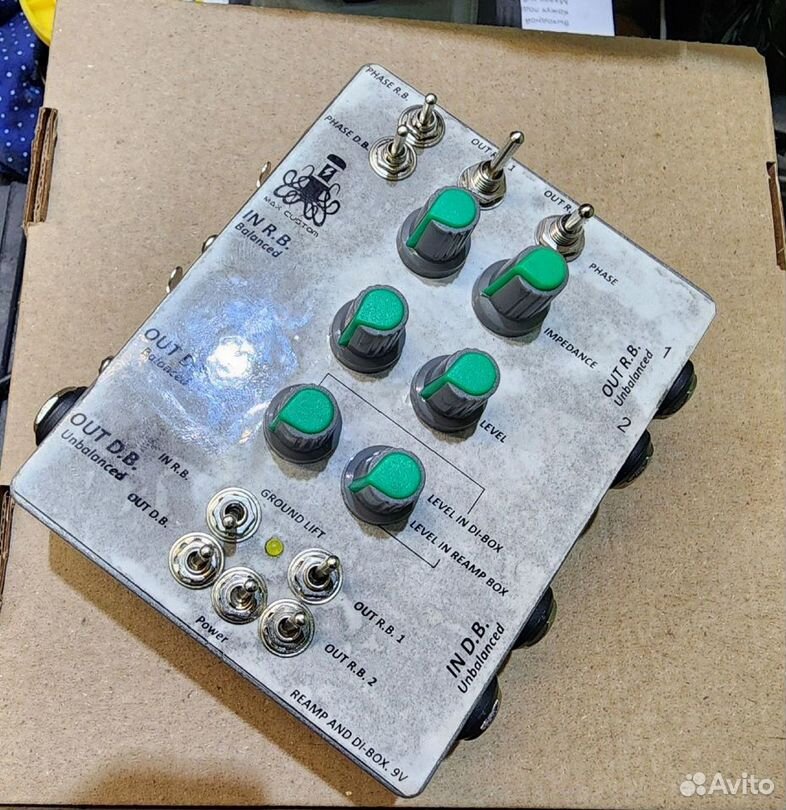 Reamp box passive/active di-box