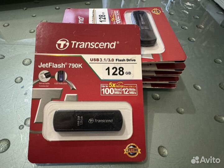 USB флешка Transcend 128Gb (новая)