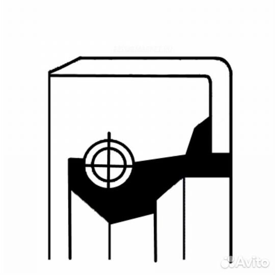 Corteco 19035144B Сальник дифференциала