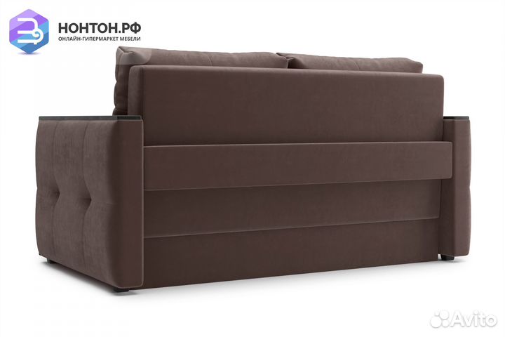 Диван еврокнижка Инсайд коричневый