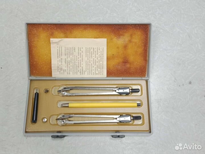 Чертежный набор (готовальня) СССР