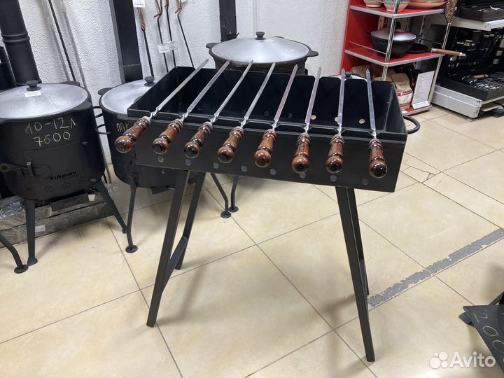 Мангал и шампуры