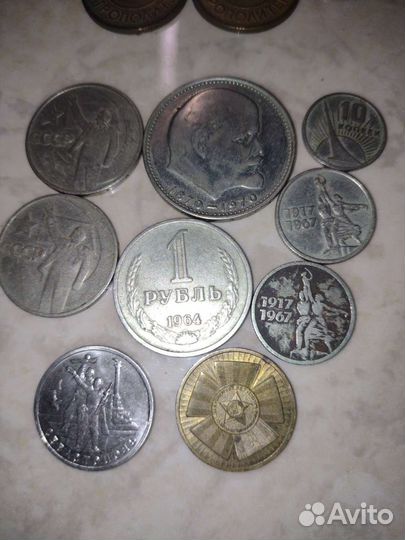 Жетоны, монеты, банкноты ссср, России, иностранные