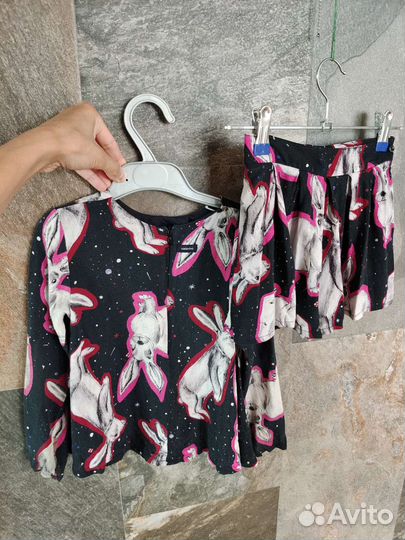 Блузка и шорты для девочки Catimini 5 лет