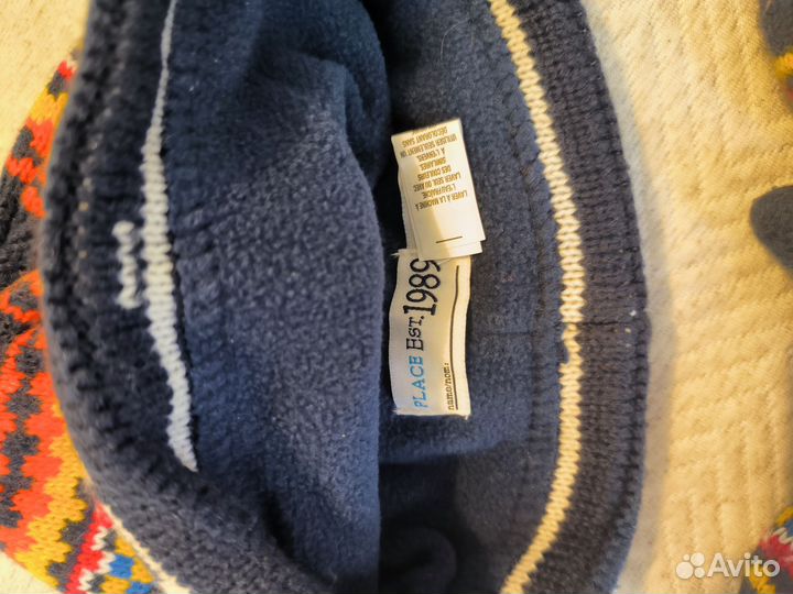 Шапка и варежки Children place