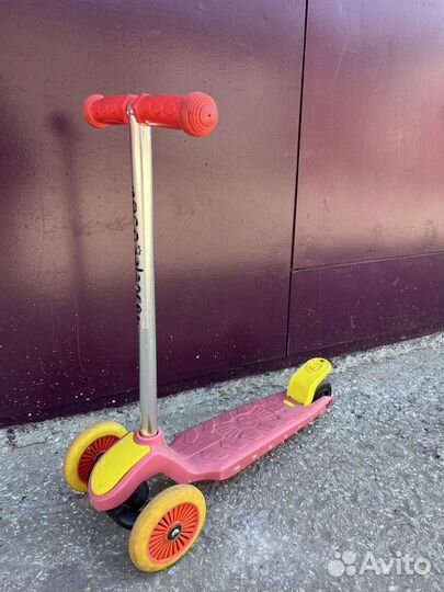 Самокат трехколесный ecobalance