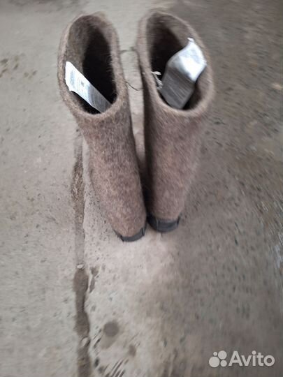 Валенки на резиновой подошве