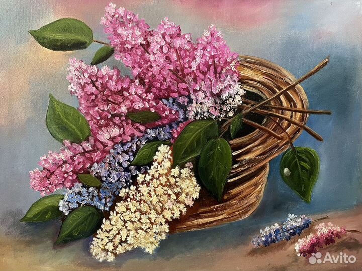 Картина маслом холст