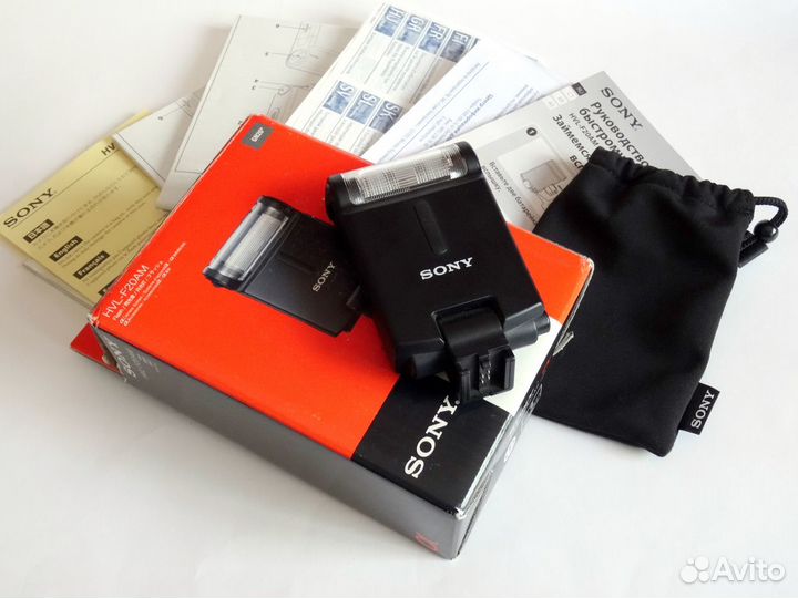 Фотовспышки Sony hvl-f58am, hvl-f43am и f20am