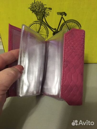 Бумажник,Новый,кожаный