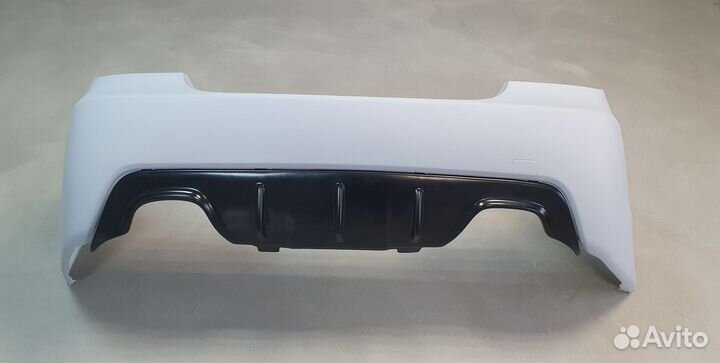 Диффузор заднего M-technik бампера BMW 5 E60 ABS