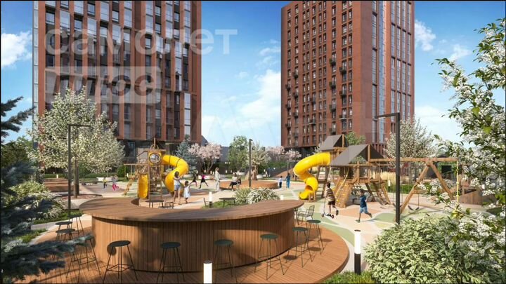 3-к. квартира, 63,4 м², 3/15 эт.