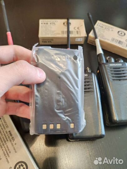 Рации kenwood NX 320 + новые аккумуляторы knb57-L