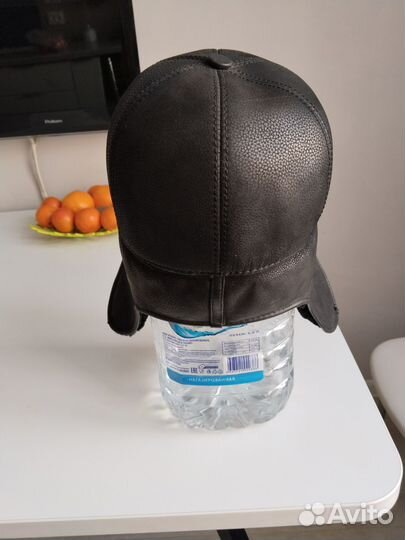 Шапка мужская натуральная кожа