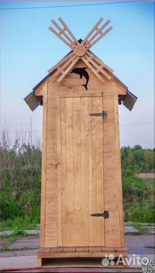 Дачный туалет с установкой