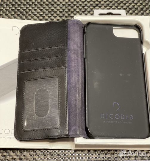 Чехол на iPhone 7 plus Decoded кожа ручной работы