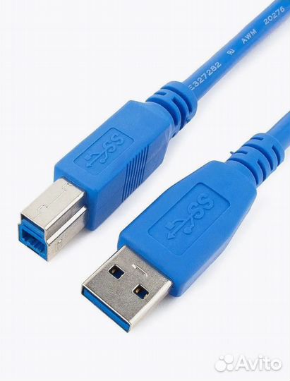 Кабель экранированный USB 3.0, AM/BM, 3 метра