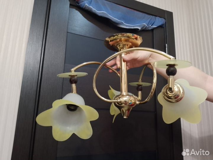 Люстры потолочные бу