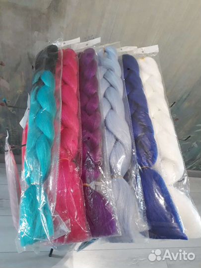 Канекалон, косы с канекалоном