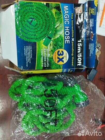 Садовый шланг растягивающийся 15м.Новый