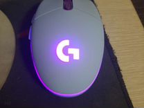 Игровая комьютерная мышь с подсветкой logitechG102