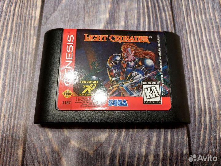 Light Crusader Sega Genesis Original