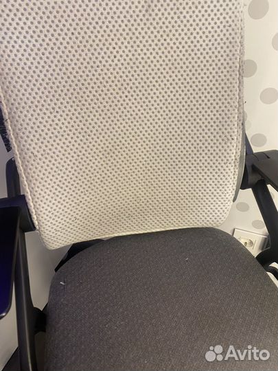 Компьютерный стул белый бу