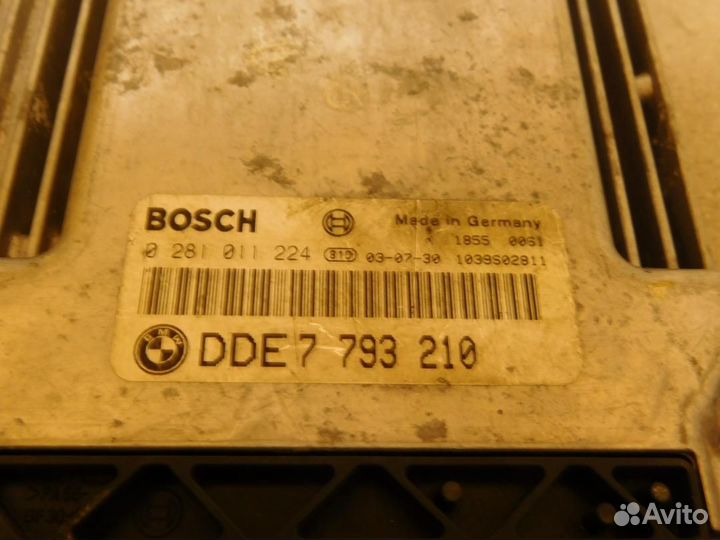 Блок управления двигателем BMW 5 E60/E61 2003