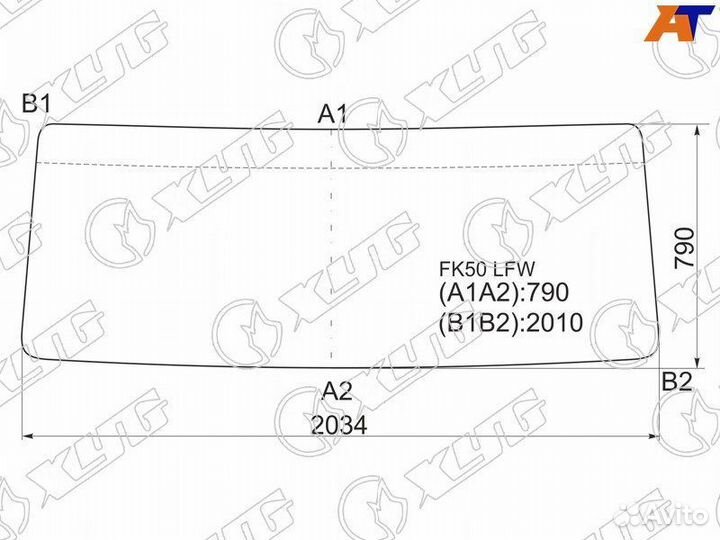 Лобовое стекло на VolksWagen Transporter T5 03-15г