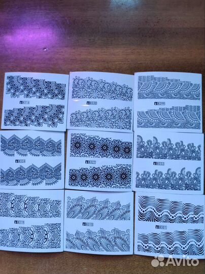 Наклейки на ногти 1