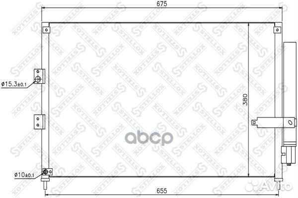 10-45172-SX HD5223 80110snba41 радиатор кон