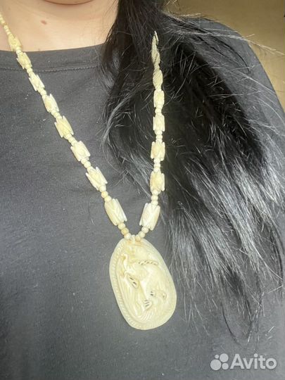 Кулон бивень мамонта