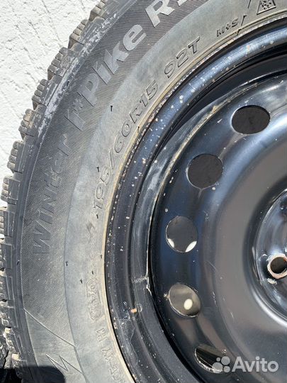 Зимние колеса r15 на skoda rapid/volkswagen polo