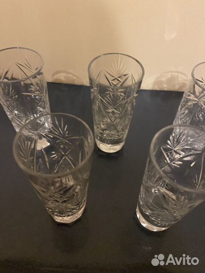 Хрустальные рюмки СССР