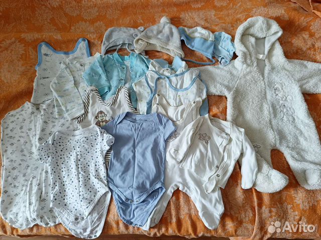 Пакет одежды для мальчика до 6 месяцев