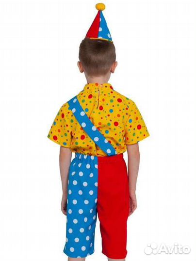 Новогодний костюм для мальчика клоун