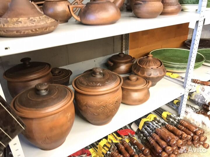 Посуда из красной глины