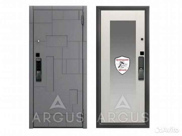 Электронная входная дверь с отпечатком пальца