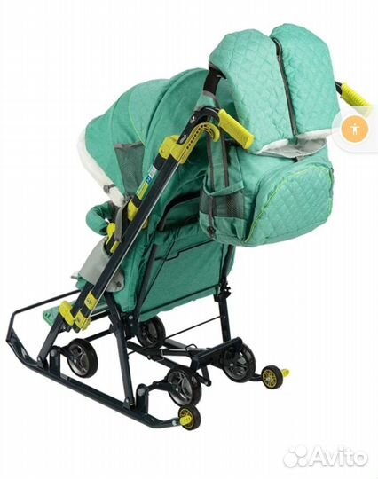 Детские санки коляска ника 7 3