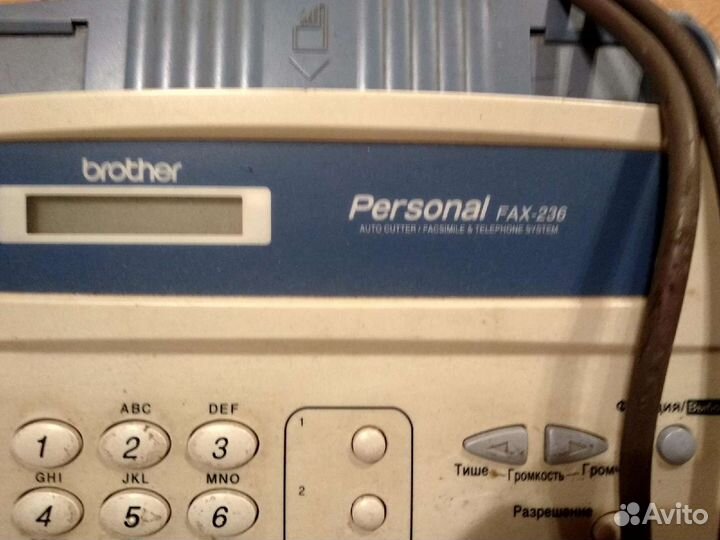 Факс телефон panasonic brother